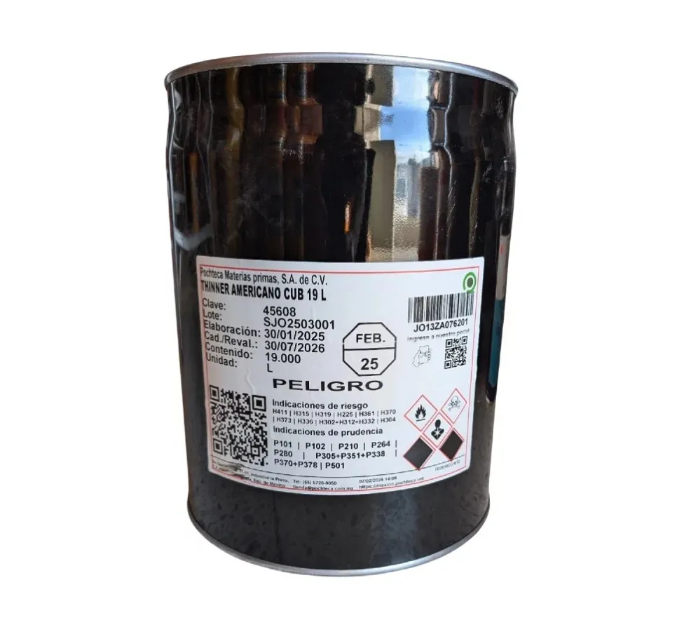 THINNER POCHTECA AMERICANO CUBETA 19L