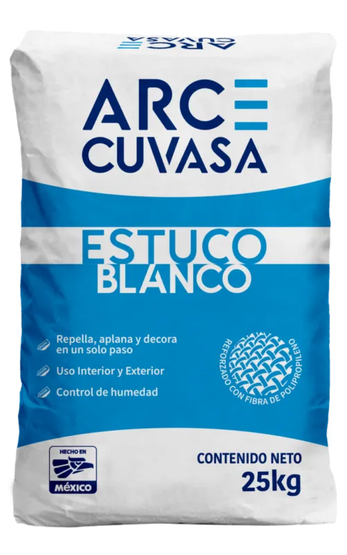 [C-EST.BC.25] ESTUCO CUVASA BLANCO 25KG BOLSA AZUL