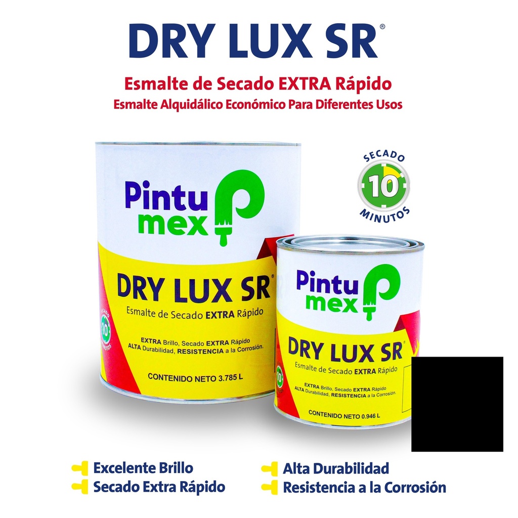 [946-451SR] DRYLUX NEGRO BOTE 0.946 L