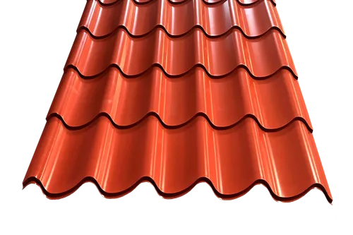LAMINA TEJA ROJO/ROJO CAL. 26 2.44 MT