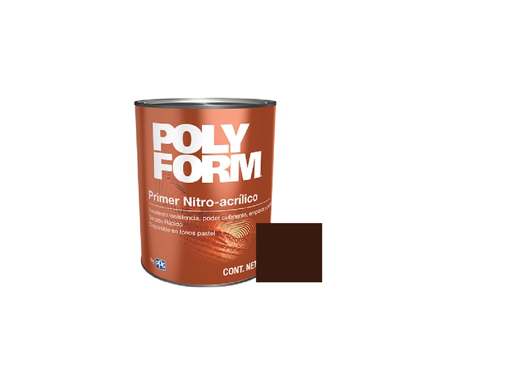 POLYFORM PRIMER NITROACRÍLICO CHOCOL 4L