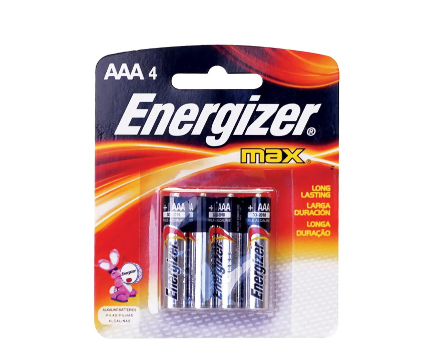 [E92BP-4] PILAS ALCALINAS ENERGIZER AAA 4PZA