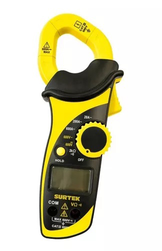 MULTIMETRO DIGITAL GANCHO 600V SURTEK