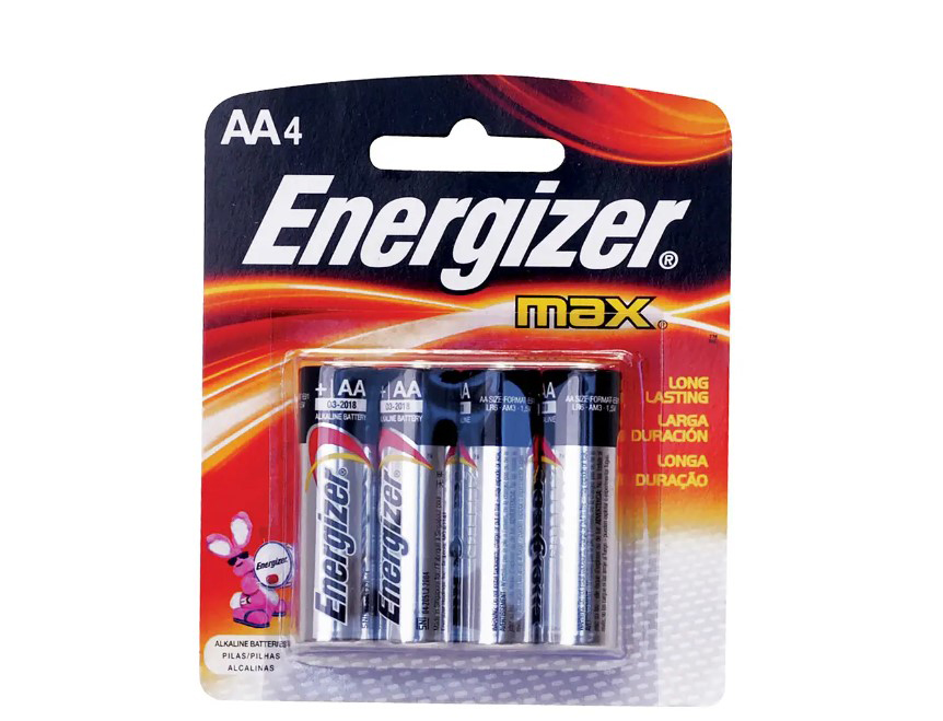 [E91BP-4] PILAS ALCALINAS ENERGIZER AA 4PZ