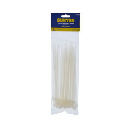 CINCHOS SURTEK BLANCOS 160MM X 4.8MM