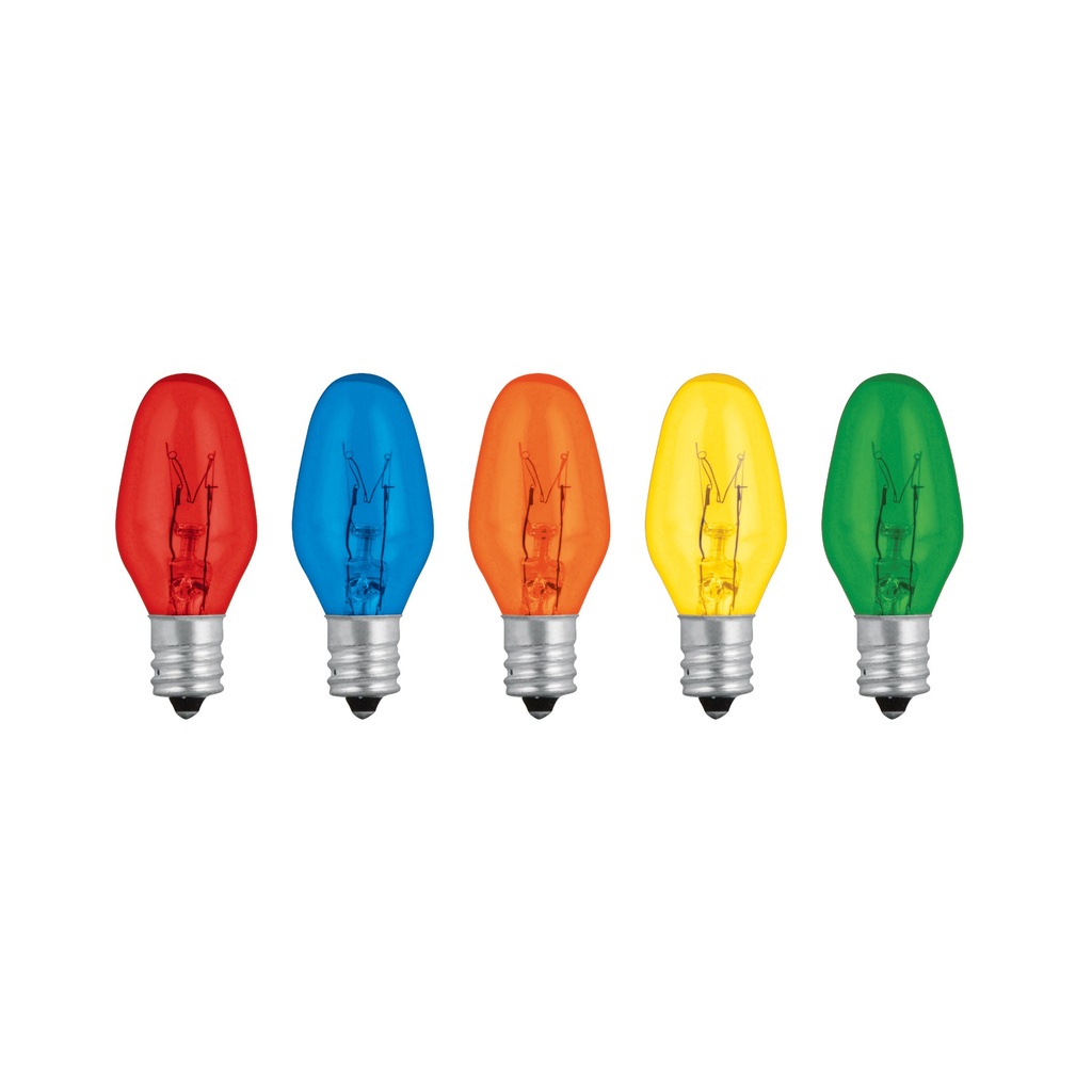 [46822] FOCO INCANDECENTE 7.5W COLORES BASE E12