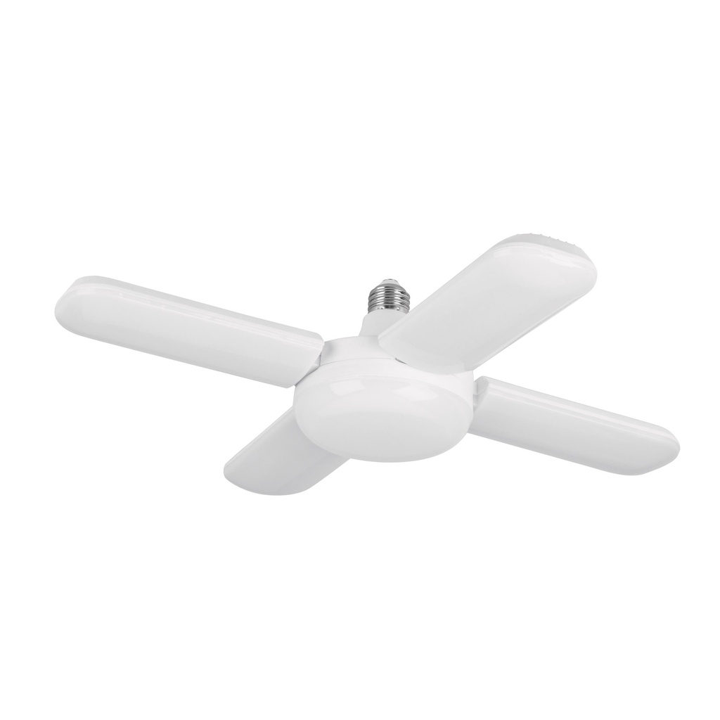 LAMPARA LED 40W TIPO VENTILADOR, 4 ASPAS
