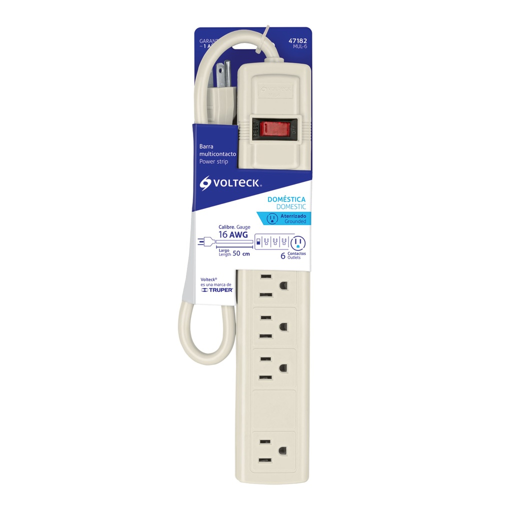MULTICONTACTO 6E 16 AWG VOLTECK