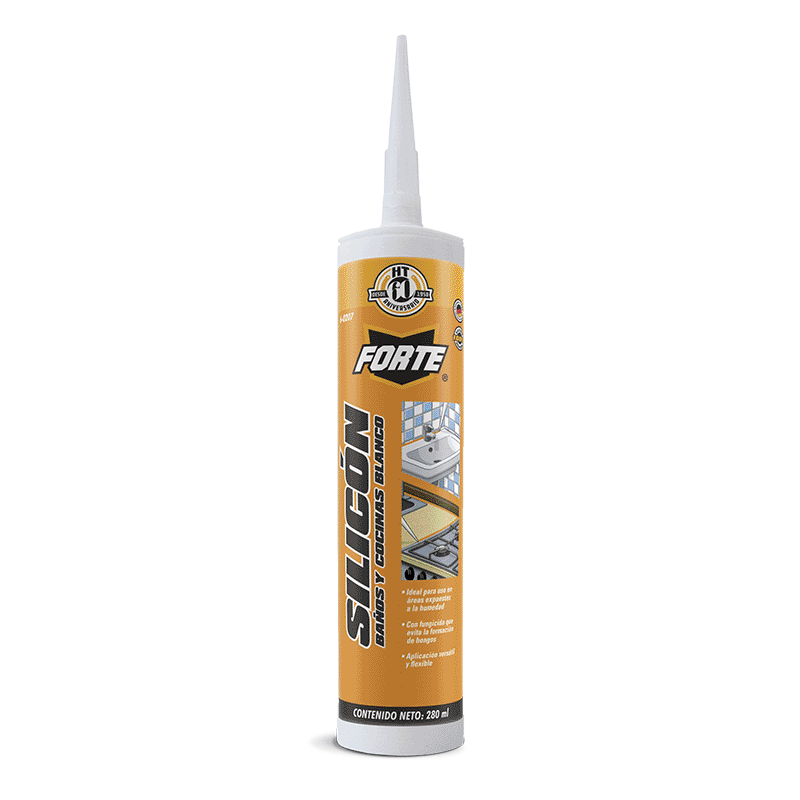 [16-0207] SILICON HECORT BAÑOS Y COCINAS BLANCO 280ML