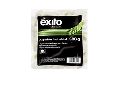 [19AH023687] ALGODON INDUSTRIAL EXITO BOLSA 1/2 KG