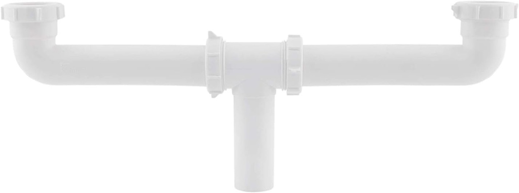 [3734RP] CESPOL PLASTICO DOBLE PARA FREGADERO URR