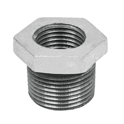 REDUCCION BUSHING GALVANIZADA URREA 1 1/2" X 1/2"