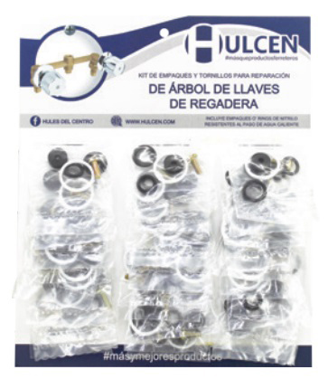 [007E] EMPAQUES PARA REGADERA HULCEN A FRIA