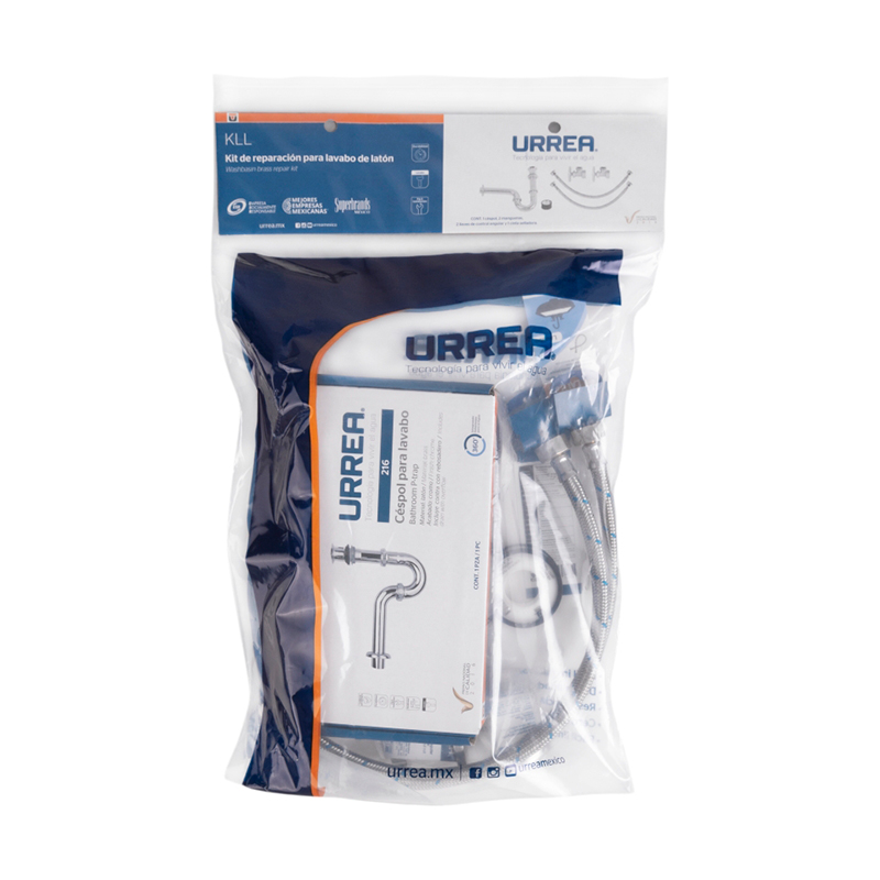 KIT REPARACION LATON LAVABO URREA