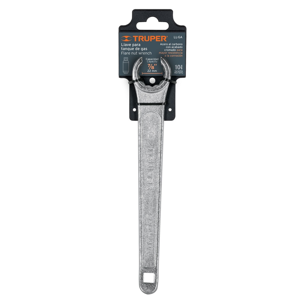 LLAVE PARA TANQUE DE GAS 9  TRUPER