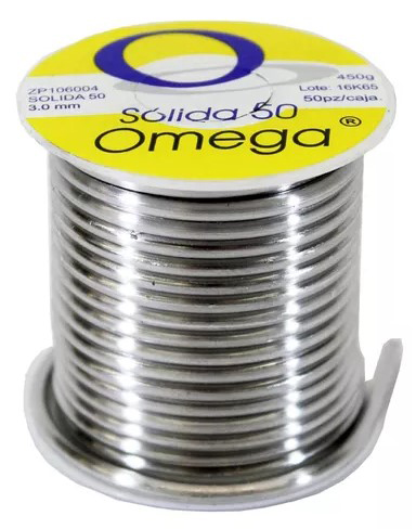 [ZP106004] SOLDADURA SOLIDA OMEGA 50 3MM ROLLO 450G