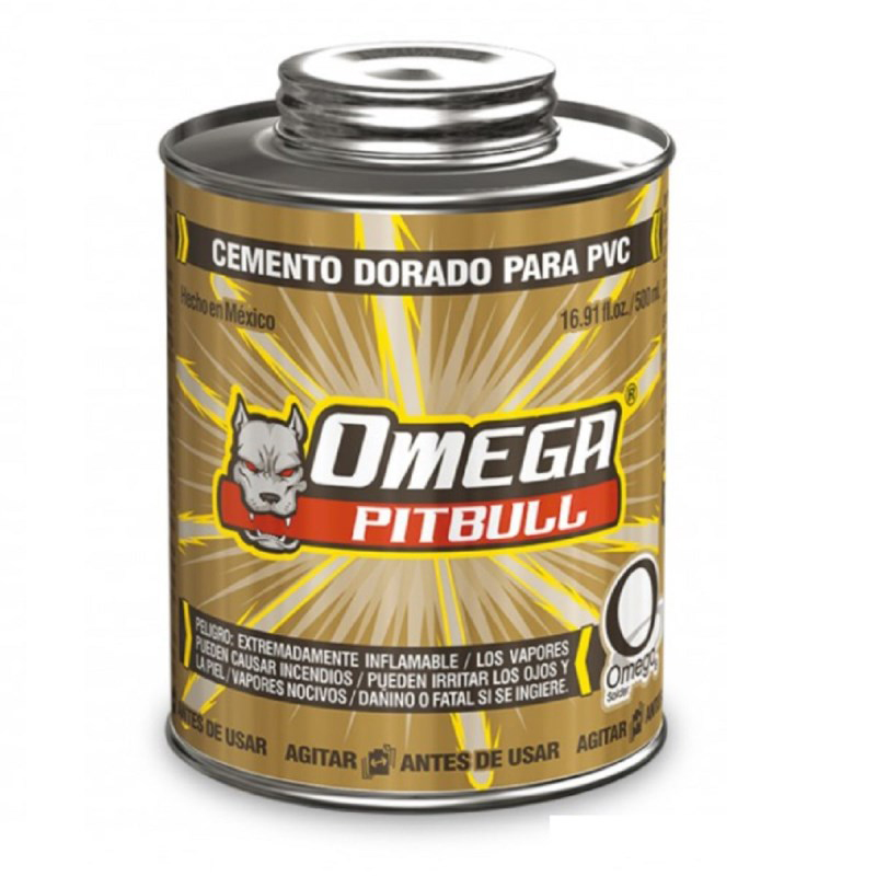 [CT200114] CEMENTO PVC OMEGA DORADO 250 ML