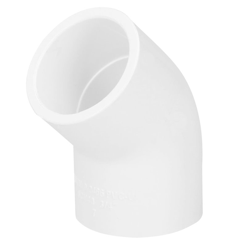 PVC SANITARIO AMANCO CODO 45° X 6