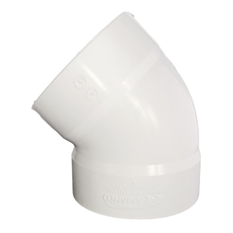 [33120] PVC AMANCO CODO 45° X 4  TASA 0%