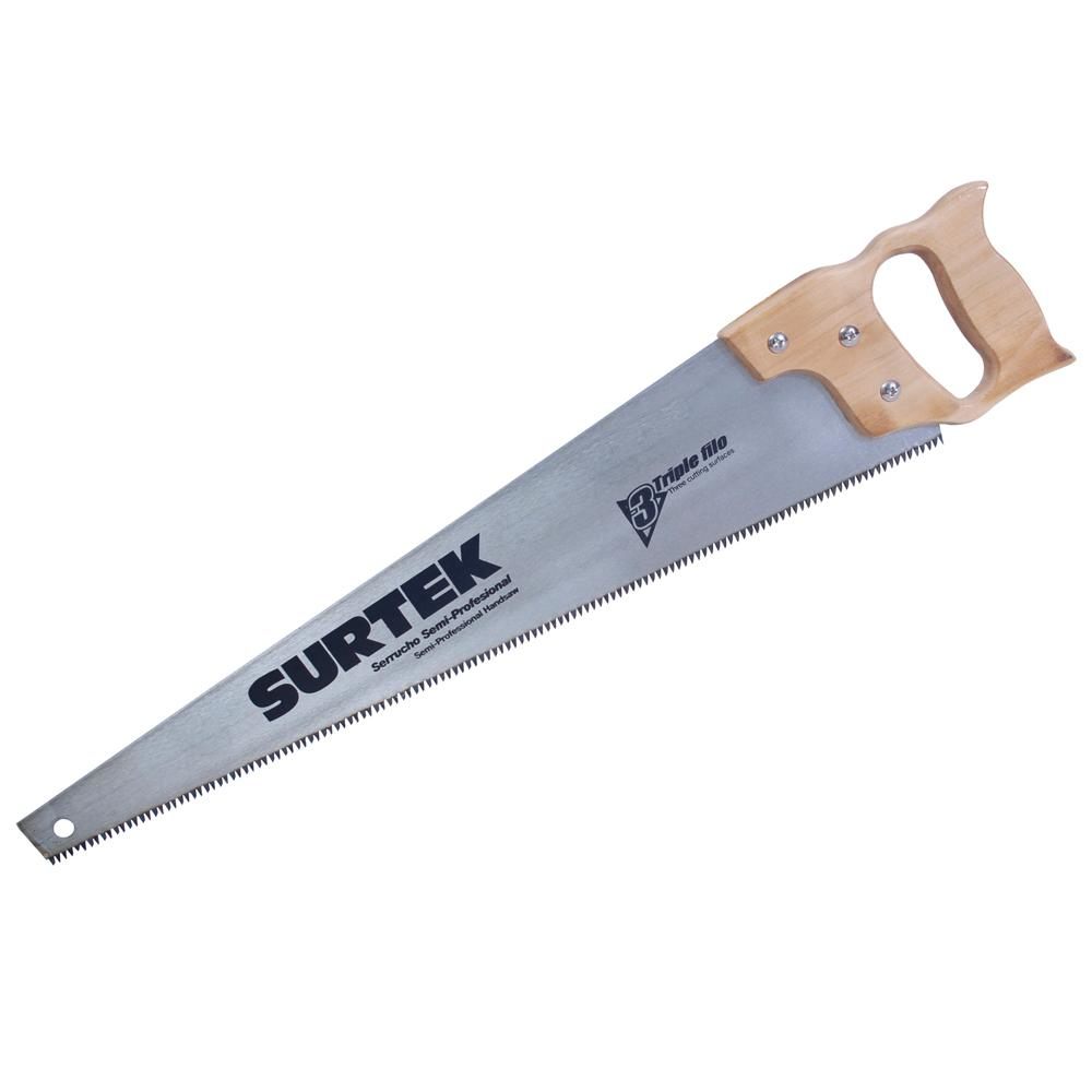 SERRUCHO TRIPLE FILO 20  MANGO MADERA