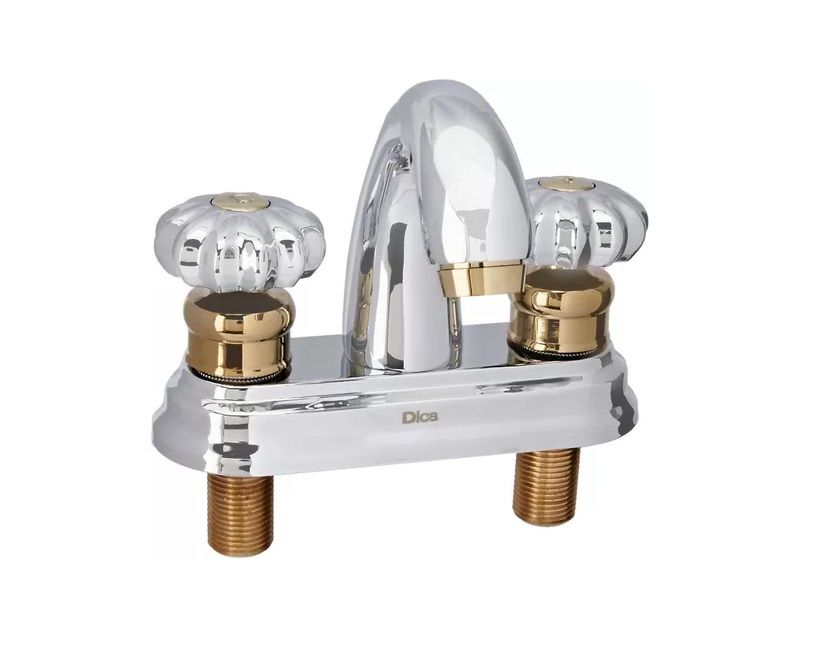 MEZCLADORA DICA LAVABO ORO
