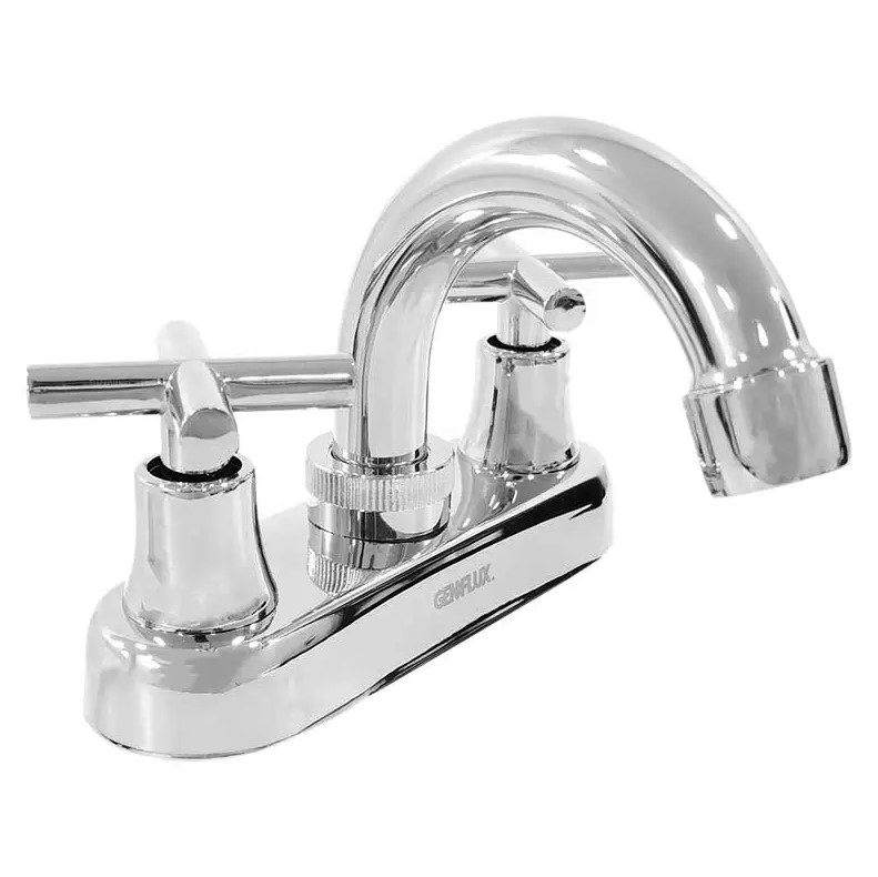 [MZLA120CRCB] MEZCLADORA GENFLUX MET LAVABO 4  MA CRUZ