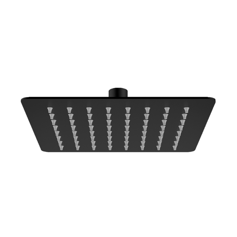 [4541CTS.2] REGADERA DICA PLATO CUADRADO NEGRO MATE