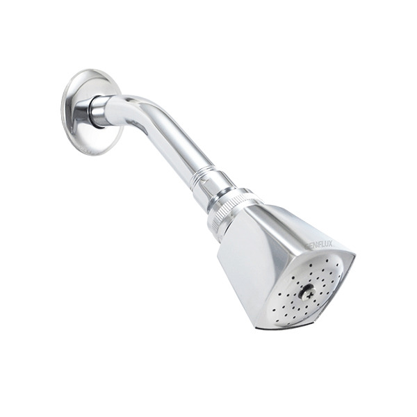 [RGCD310MECB] REGADERA GENFLUX CUADRADA BZO Y CHAPETON