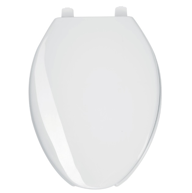 ASIENTO ABIERTO ALARGADO PARA WC BLANCO
