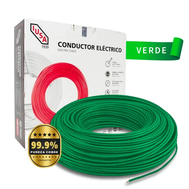 CABLE THW IUSA VERDE CAJA 100M CAL. 12