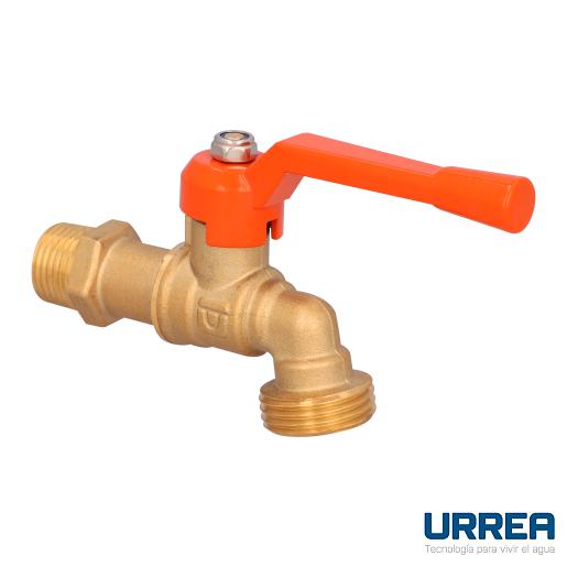[19PE.13] LLAVE DE JARDIN TIPO ESFERA URREA 1/2"