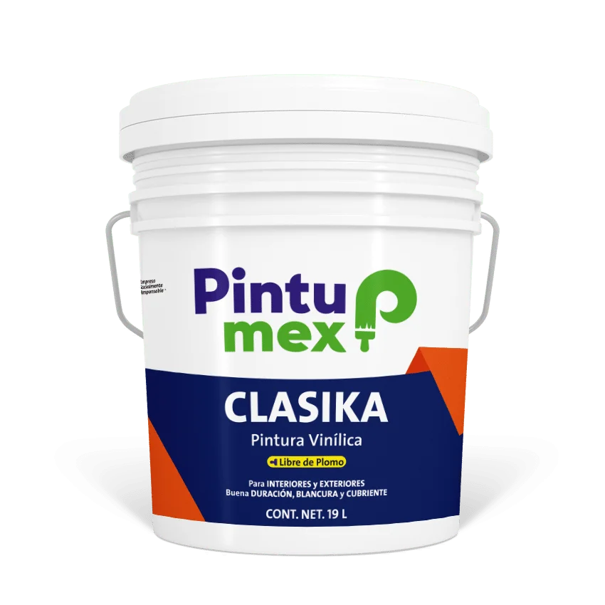 PINTURA VINILICA CLASITEX BLANCO 4L