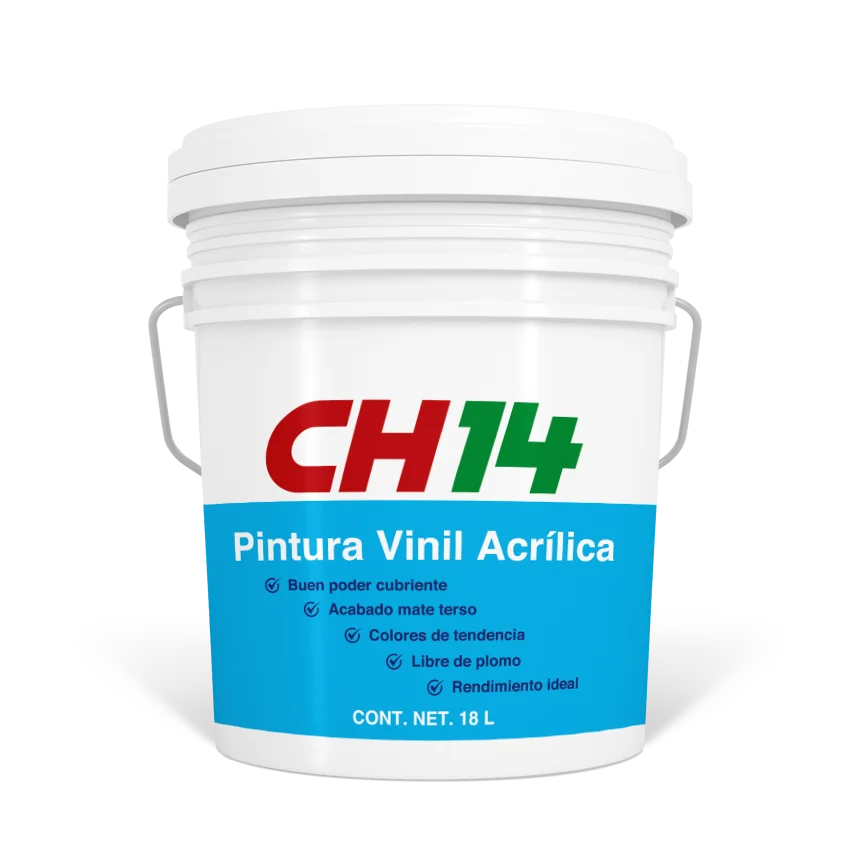 PINTURA VINILICA CH14 BLANCO 4L
