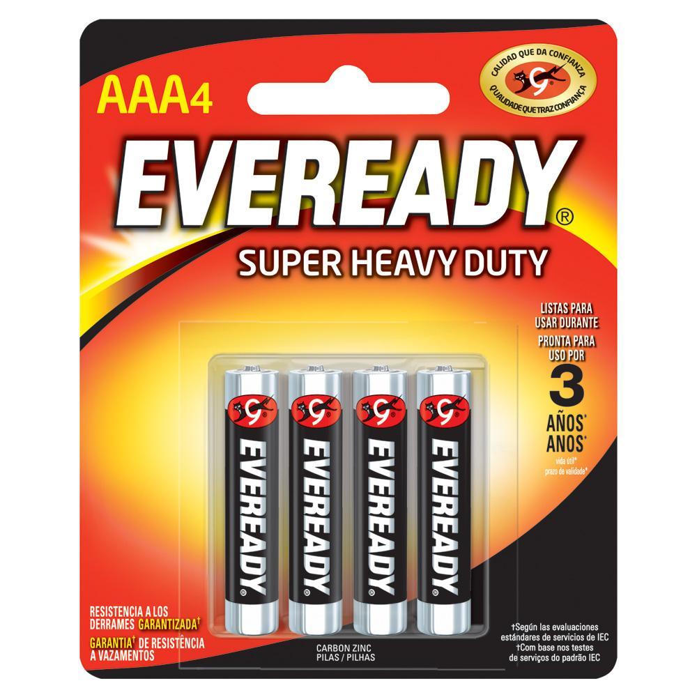 PILA ALCALINA EVEREADY AAA 4PZAS