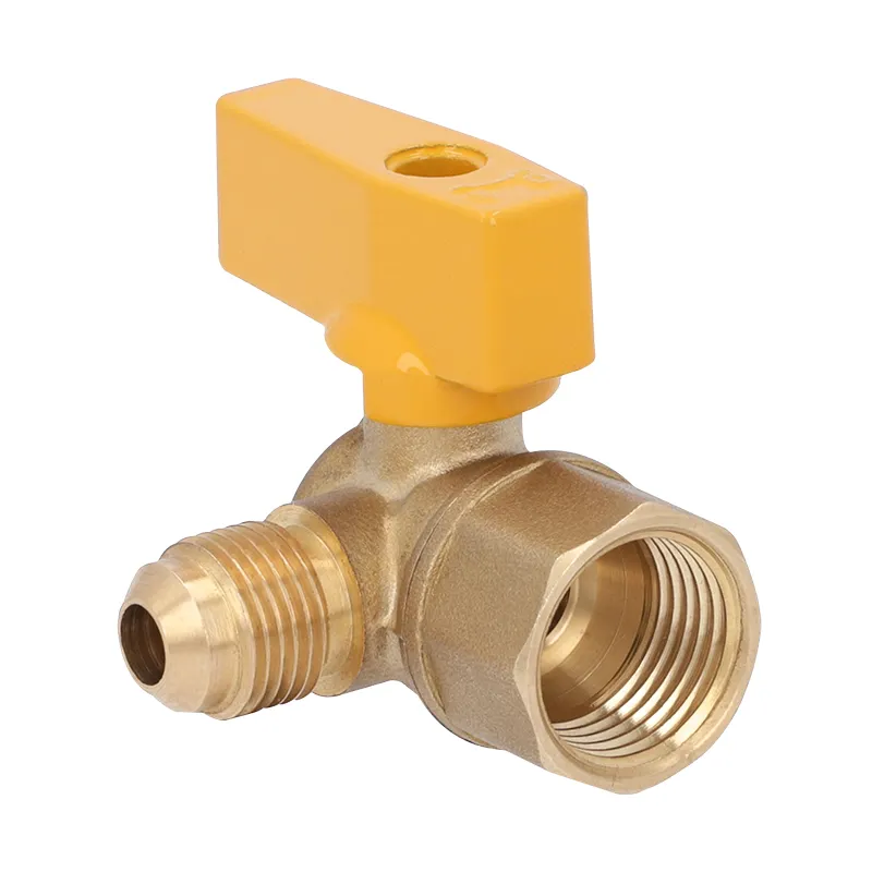 VALVULA FLARE ANGULAR URREA 1/2" X 3/8"