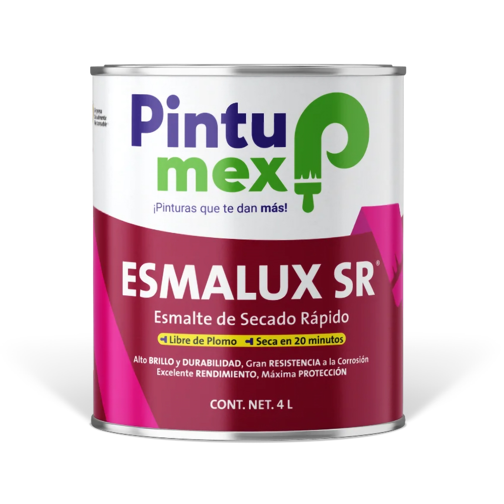 [004-644SR] ESMALUX ZINTRO SR BOTE 4 L.