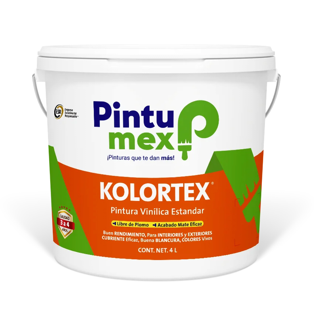 [004-715] KOLORTEX NARANJA ATARDECER CUBETITA 4 L