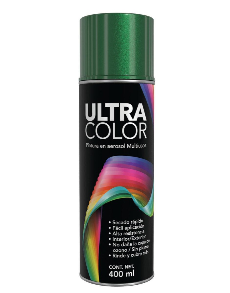 [19A1438215] AEROSOL  ULTRACOLOR VERDE METALICO 400ML
